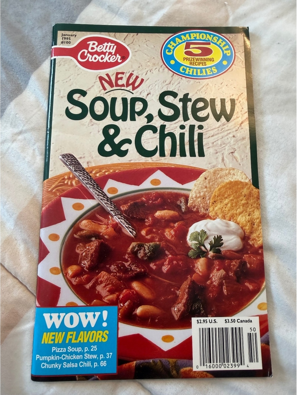 Betty Crocker Creative Ideas New Soup, Stew & Chili Cookbook Magazine January 1,